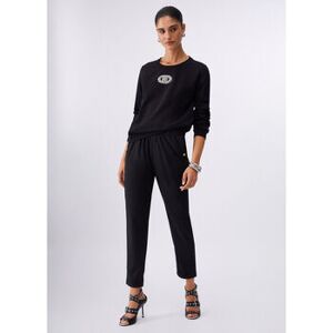 Pantalons slim Liu Jo Pantalon slim fit avec revers Noir EU XXL,EU S,EU M,EU XL,EU XS Dames Pantalons slim Liu Jo Pantalon slim fit avec revers Noir EU XXL,EU S,EU M,EU XL,EU XS Dames