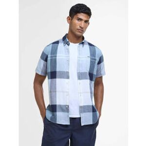 Chemise Barbour Chemise manches courtes bleue en lin Bleu EU XXL,EU M,EU L,EU XL Heren Chemise Barbour Chemise manches courtes bleue en lin Bleu EU XXL,EU M,EU L,EU XL Heren