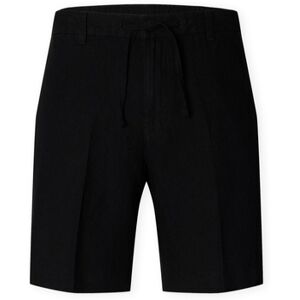 Short Selected Noos Regular-Leroy Linen Shorts - Black Noir EU S,EU M,EU L,EU XL Heren Short Selected Noos Regular-Leroy Linen Shorts - Black Noir EU S,EU M,EU L,EU XL Heren