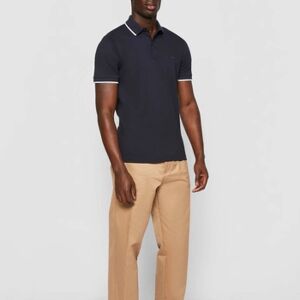 Polo BOSS Passertip Bleu EU XXL,EU XL Heren Polo BOSS Passertip Bleu EU XXL,EU XL Heren