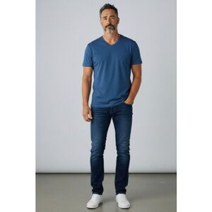 T-shirt Billtornade Col V Bleu EU XXL,EU M,EU L,EU XL Heren T-shirt Billtornade Col V Bleu EU XXL,EU M,EU L,EU XL Heren