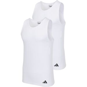 Debardeur adidas Débardeurs, lot de 2, ergonomiques ACTIVE FLEX COTTON Blanc EU XXL,EU S,EU M,EU L,EU XL Heren Debardeur adidas Débardeurs, lot de 2, ergonomiques ACTIVE FLEX COTTON Blanc EU XXL,EU S,EU M,EU L,EU XL Heren