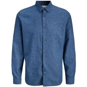 jack & jones Chemise Jack & Jones 12289174 SUMMER LINEN-NAVY BLAZER Bleu IT S,IT L,IT XL Heren jack & jones Chemise Jack & Jones 12289174 SUMMER LINEN-NAVY BLAZER Bleu IT S,IT L,IT XL Heren