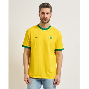 T-shirt BOSS T-shirt homme de mondiali di calcio Jaune US XXL,US S,US M,US L,US XL,IT 52 Heren T-shirt BOSS T-shirt homme de mondiali di calcio Jaune US XXL,US S,US M,US L,US XL,IT 52 Heren