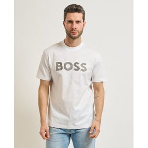 T-shirt BOSS T-shirt Thompson homme à rayures verticales Blanc US XXL,US M,US L Heren T-shirt BOSS T-shirt Thompson homme à rayures verticales Blanc US XXL,US M,US L Heren