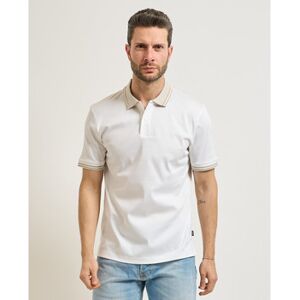 Polo BOSS Polo Phillipson pour homme avec détails contrastés Blanc IT 52,US L,US M,US S,US XXL Heren Polo BOSS Polo Phillipson pour homme avec détails contrastés Blanc IT 52,US L,US M,US S,US XXL Heren