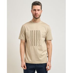 T-shirt BOSS T-shirt Thompson homme à rayures verticales Beige US S,US M,US XL Heren T-shirt BOSS T-shirt Thompson homme à rayures verticales Beige US S,US M,US XL Heren