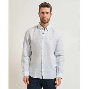 Chemise BOSS Chemise en lin pour homme Liam Bleu US XXL,US M,US L,US XL,IT 52 Heren Chemise BOSS Chemise en lin pour homme Liam Bleu US XXL,US M,US L,US XL,IT 52 Heren