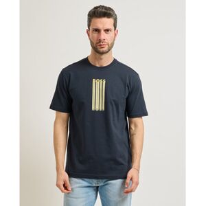 T-shirt BOSS T-shirt homme Bass de en jersey de coton Bleu IT 52,US L,US M,US S,US XL,US XXL Heren T-shirt BOSS T-shirt homme Bass de en jersey de coton Bleu IT 52,US L,US M,US S,US XL,US XXL Heren