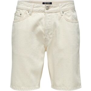 Only & Sons Short Only & Sons Onsedge Ecru 2044 Pim Dnm Noos 22032044 Beige EU S,EU M,EU L,EU XL,EU XS Heren Only & Sons Short Only & Sons Onsedge Ecru 2044 Pim Dnm Noos 22032044 Beige EU S,EU M,EU L,EU XL,EU XS Heren