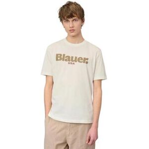 T-shirt Blauer - Blanc DE XXL,IT S,IT M,IT L,IT XL Heren T-shirt Blauer - Blanc DE XXL,IT S,IT M,IT L,IT XL Heren
