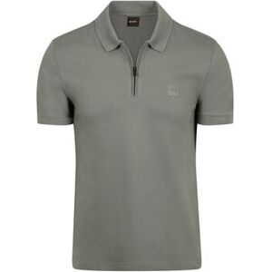 Polo BOSS Polo Passerzip Demi-Zip Open Vert Vert EU XXL,EU M,EU L,EU XL Heren Polo BOSS Polo Passerzip Demi-Zip Open Vert Vert EU XXL,EU M,EU L,EU XL Heren