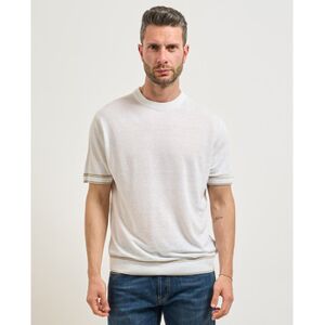 T-shirt BOSS Pull Norberto homme en mélange de lin Blanc IT 52,US L,US M,US S,US XL,US XXL Heren T-shirt BOSS Pull Norberto homme en mélange de lin Blanc IT 52,US L,US M,US S,US XL,US XXL Heren