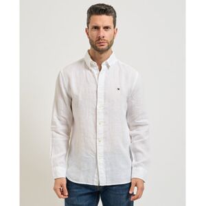 Chemise Tommy Hilfiger Chemise en lin pour homme Blanc US XXL,US S,US M,US L,US XL Heren Chemise Tommy Hilfiger Chemise en lin pour homme Blanc US XXL,US S,US M,US L,US XL Heren