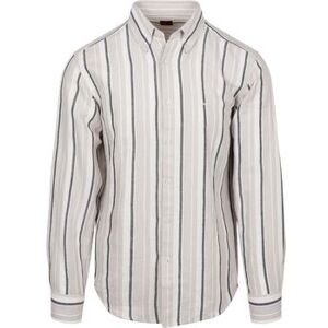 Chemise BOSS Chemise Relegant Mélange Lin Rayé Blanc EU M,EU L,EU XL Heren Chemise BOSS Chemise Relegant Mélange Lin Rayé Blanc EU M,EU L,EU XL Heren