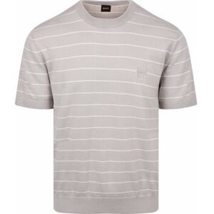T-shirt BOSS T-shirt Tricoté Kanacho Gris Gris EU XXL,EU M,EU L,EU XL Heren T-shirt BOSS T-shirt Tricoté Kanacho Gris Gris EU XXL,EU M,EU L,EU XL Heren
