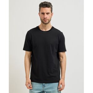 T-shirt BOSS T-shirt homme avec rayures sur le col Noir US S,US M,US L,US XL Heren T-shirt BOSS T-shirt homme avec rayures sur le col Noir US S,US M,US L,US XL Heren