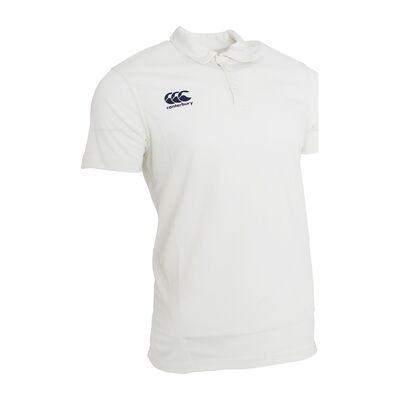 Chemise de cricket à manches courtes pour hommes Canterbury - Crème - XXL Chemise de cricket à manches courtes pour hommes Canterbury - Crème - XXL