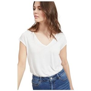 Blouses Vila Scoop Top - Optical Snow Blanc EU M,EU L Dames Blouses Vila Scoop Top - Optical Snow Blanc EU M,EU L Dames