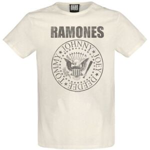 T-shirt Amplified Clothing Vintage Shield Blanc EU XXL,EU S,EU M,EU L,EU XL,EU XS Dames T-shirt Amplified Clothing Vintage Shield Blanc EU XXL,EU S,EU M,EU L,EU XL,EU XS Dames