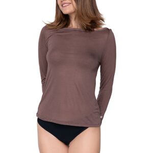 Chemises de nuit Luna Splendida Top manches longues Cashmere Touch Splendida Marron EU L,EU XL Dames Chemises de nuit Luna Splendida Top manches longues Cashmere Touch Splendida Marron EU L,EU XL Dames