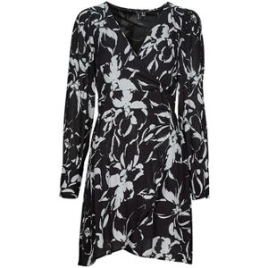 Robe courte Vero Moda VMPOLLIANA LS SHORT DRESS WVN Noir EU S,EU M,EU L,EU XS Dames Robe courte Vero Moda VMPOLLIANA LS SHORT DRESS WVN Noir EU S,EU M,EU L,EU XS Dames