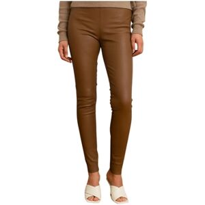Pantalon Oakwood Pantalon legging en cuir femme Ref 57907 0510 Fauve Marron US 38,US 40 Dames Pantalon Oakwood Pantalon legging en cuir femme Ref 57907 0510 Fauve Marron US 38,US 40 Dames