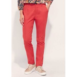 Pantalon La Fiancee Du Mekong Pantalon chino coton MALACCA Rouge FR 36,FR 38,FR 40,FR 42 Dames Pantalon La Fiancee Du Mekong Pantalon chino coton MALACCA Rouge FR 36,FR 38,FR 40,FR 42 Dames
