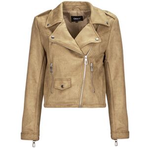 Veste Only ONLSCOOTIE FAUX SUEDE BIKER JACKET OTW Beige EU S,EU M,EU L,EU XS Dames Veste Only ONLSCOOTIE FAUX SUEDE BIKER JACKET OTW Beige EU S,EU M,EU L,EU XS Dames