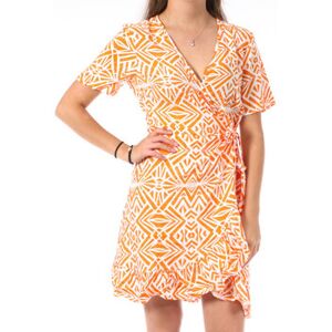 Robe courte Only Marlie Wrap Orange EU S,EU M Dames Robe courte Only Marlie Wrap Orange EU S,EU M Dames