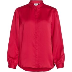 Blouses Vila Noos Ellette Satin Shirt - Love Potion Rose FR 34,FR 36,FR 38,FR 40,FR 42 Dames Blouses Vila Noos Ellette Satin Shirt - Love Potion Rose FR 34,FR 36,FR 38,FR 40,FR 42 Dames