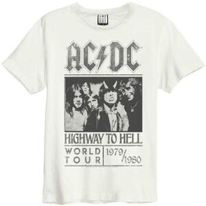 T-shirt Amplified Clothing Highway To Hell Tour Blanc EU XXL,EU XS Dames T-shirt Amplified Clothing Highway To Hell Tour Blanc EU XXL,EU XS Dames