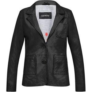 Blouson Oakwood Blazer Yucca en cuir Ref 61285 Noir Noir EU XXL,US S,US M,US L,EU XL Dames Blouson Oakwood Blazer Yucca en cuir Ref 61285 Noir Noir EU XXL,US S,US M,US L,EU XL Dames