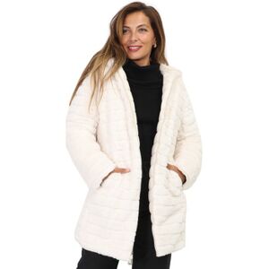 Manteau La Modeuse Manteaux pour femme - Blanc - Blanc EU XXL,EU 3XL Dames Manteau La Modeuse Manteaux pour femme - Blanc - Blanc EU XXL,EU 3XL Dames