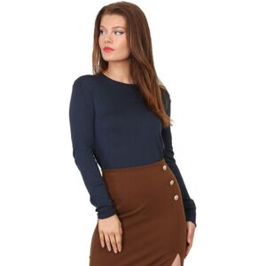 Pull La Modeuse Pulls pour femme - Bleu Marine - Bleu EU S / M,EU L / XL Dames Pull La Modeuse Pulls pour femme - Bleu Marine - Bleu EU S / M,EU L / XL Dames