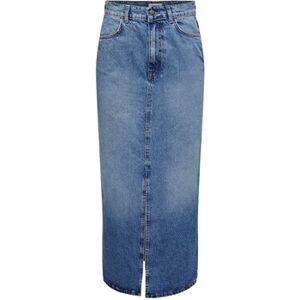 Jupes longues Only Noos Cilla Long Skirt - Medium Blue Denim Bleu EU S,EU M Dames Jupes longues Only Noos Cilla Long Skirt - Medium Blue Denim Bleu EU S,EU M Dames