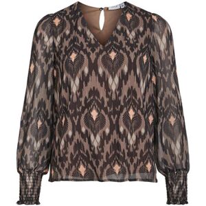 Blouses Vila Vimary Marron FR 34,FR 36 Dames Blouses Vila Vimary Marron FR 34,FR 36 Dames