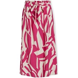Vila Uma Jupe Rose à Motif - Femme Vila Uma Jupe Rose à Motif - Femme