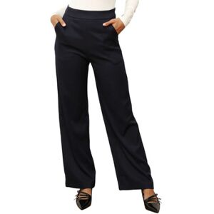Pantalon La Modeuse Pantalons pour femme - Bleu Marine - Bleu EU XXL,EU S,EU L,EU XL Dames Pantalon La Modeuse Pantalons pour femme - Bleu Marine - Bleu EU XXL,EU S,EU L,EU XL Dames