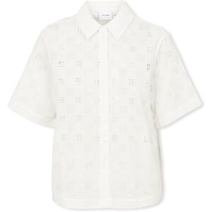 Blouses Vila Lucie Shirt 2/4 - Cloud Dancer Blanc FR 36,FR 38,FR 40 Dames Blouses Vila Lucie Shirt 2/4 - Cloud Dancer Blanc FR 36,FR 38,FR 40 Dames