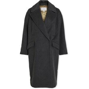 Manteau Vila Hallee Jacket L/S - Dark Grey Melange Gris FR 36,FR 38,FR 40 Dames Manteau Vila Hallee Jacket L/S - Dark Grey Melange Gris FR 36,FR 38,FR 40 Dames