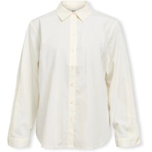 Blouses Object Catinka Shirt - White Sand Blanc FR 34,FR 36,FR 38,FR 40 Dames Blouses Object Catinka Shirt - White Sand Blanc FR 34,FR 36,FR 38,FR 40 Dames