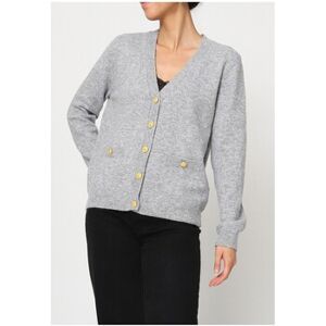 Pull Kebello Pull Cardigan col v F, Gris Gris EU S,EU M,EU L Dames Pull Kebello Pull Cardigan col v F, Gris Gris EU S,EU M,EU L Dames