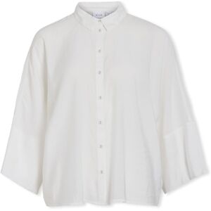 Blouses Vila Aspyn 3/4 Loose Shirt - Cloud Dancer Blanc FR 36,FR 38,FR 40 Dames Blouses Vila Aspyn 3/4 Loose Shirt - Cloud Dancer Blanc FR 36,FR 38,FR 40 Dames