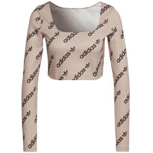 T-shirt adidas Ls Cr Top Beige EU S,EU M,EU XS Dames T-shirt adidas Ls Cr Top Beige EU S,EU M,EU XS Dames