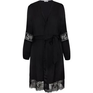 Chemises de nuit Selmark Déshabillé satiné AGATHA Noir EU XXL,EU S,EU XL Dames Chemises de nuit Selmark Déshabillé satiné AGATHA Noir EU XXL,EU S,EU XL Dames