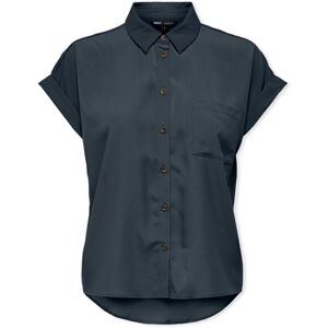 Blouses Only Noos Hannover Life Shirt - India Ink Bleu EU S,EU M,EU L,EU XL Dames Blouses Only Noos Hannover Life Shirt - India Ink Bleu EU S,EU M,EU L,EU XL Dames