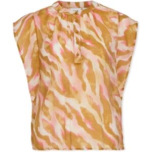 Blouses Vila Top Lyria Soa - Wood Thrush Orange FR 34,FR 36,FR 38,FR 40 Dames Blouses Vila Top Lyria Soa - Wood Thrush Orange FR 34,FR 36,FR 38,FR 40 Dames