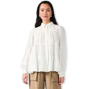 Blouses Y.a.s YAS Noos Pala Shirt - White Blanc EU S,EU M,EU L Dames Blouses Y.a.s YAS Noos Pala Shirt - White Blanc EU S,EU M,EU L Dames