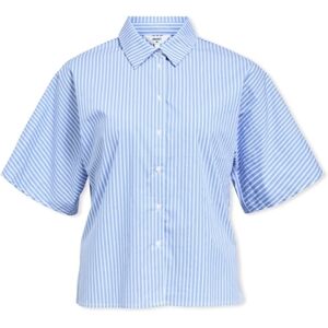 Blouses Object Tutta Shirt - Cornflower Blue/White Bleu FR 36,FR 38 Dames Blouses Object Tutta Shirt - Cornflower Blue/White Bleu FR 36,FR 38 Dames